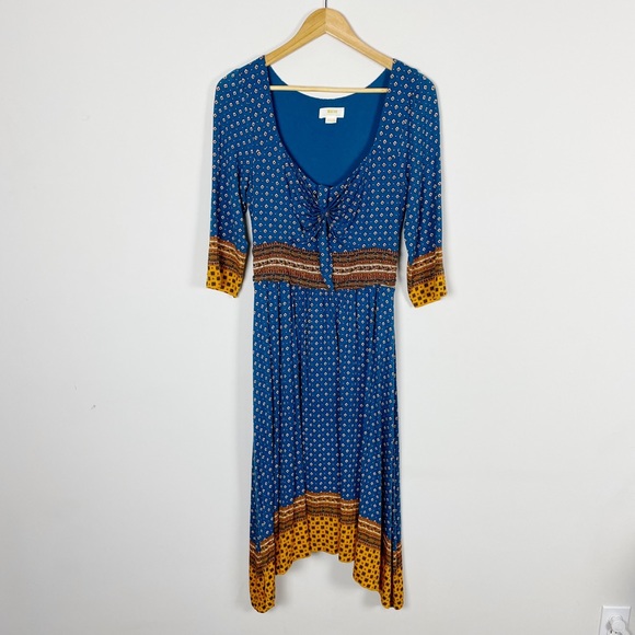 Anthropologie Dresses & Skirts - Anthropologie Maeve Peasant Printed Midi Dress